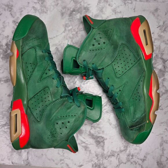 Nike Air Jordan 6 Retro NRG Green Gatorade Men's 10.5 AJ5986-335 Project Restore - Picture 3 of 10